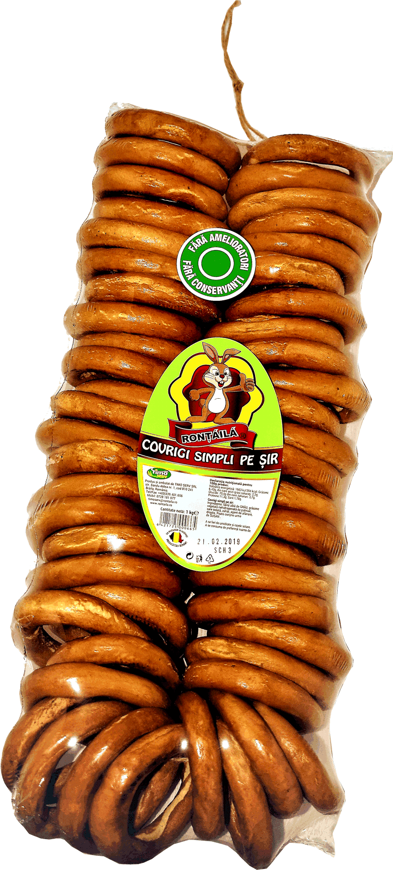 covrigi pe șir Ronțăilă